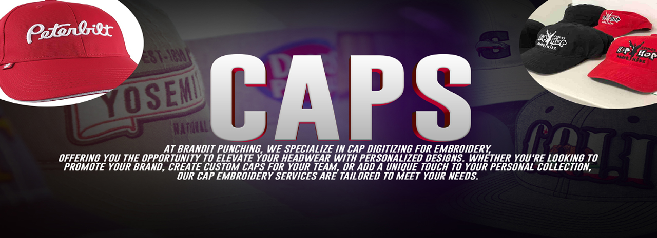 Cap Digitizing Banner