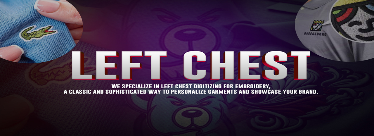 Left Chest Digitizing Banner